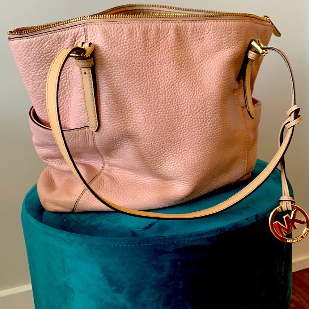 Michael Kors baby pink shoulder bag
